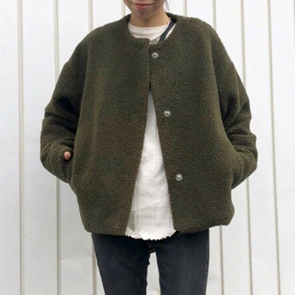 Shopnory | Lockere modische Jacke mit Knöpfen
