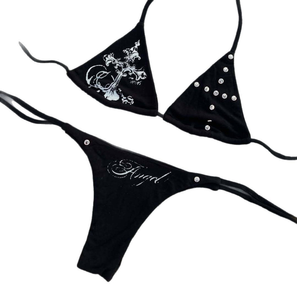 Damen Bikini-Set mit ausgefallenen Details und einzigartigen Akzenten