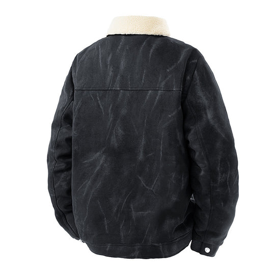 Herren Lässige Jeansjacke mit warmem Futter Shop Nory