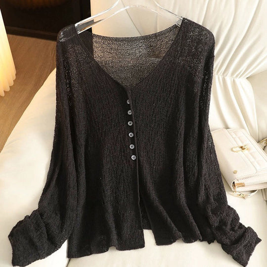 Damen Eleganter V-Ausschnitt Pullover Shop Nory