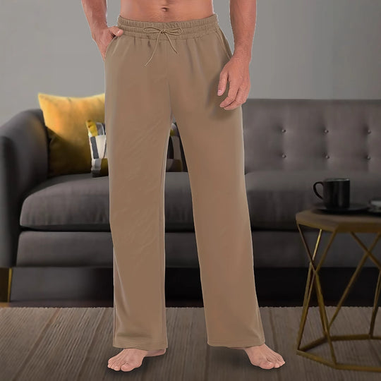 Herren Elastische Relax-Hose mit Kordelzug und weitem Bein Shop Nory