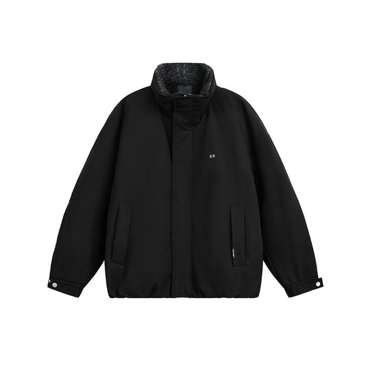 Herren Oversize Steppjacke mit hohem Kragen und Teddyfutter Shop Nory