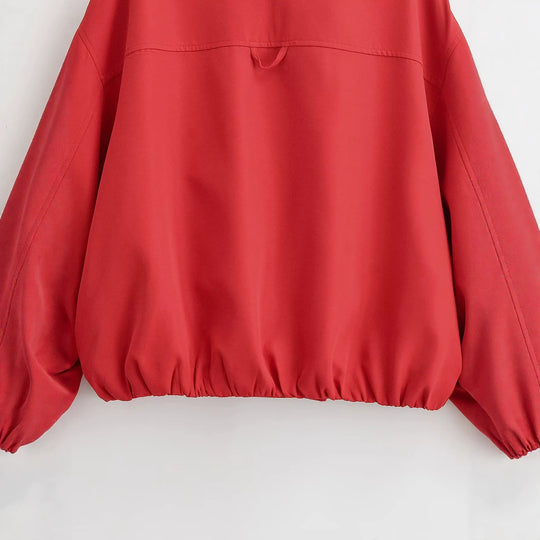 Damen Oversized Kimono-Übergangsjacke mit Raglanärmeln und elastischem Saum Shop Nory