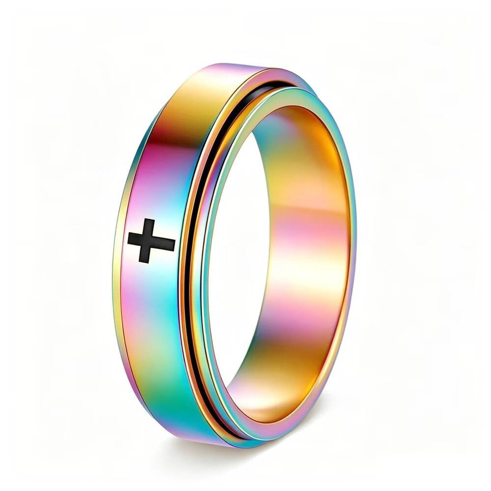 Herren Spinner Ring mit modernem, künstlerischem Design Shop Nory