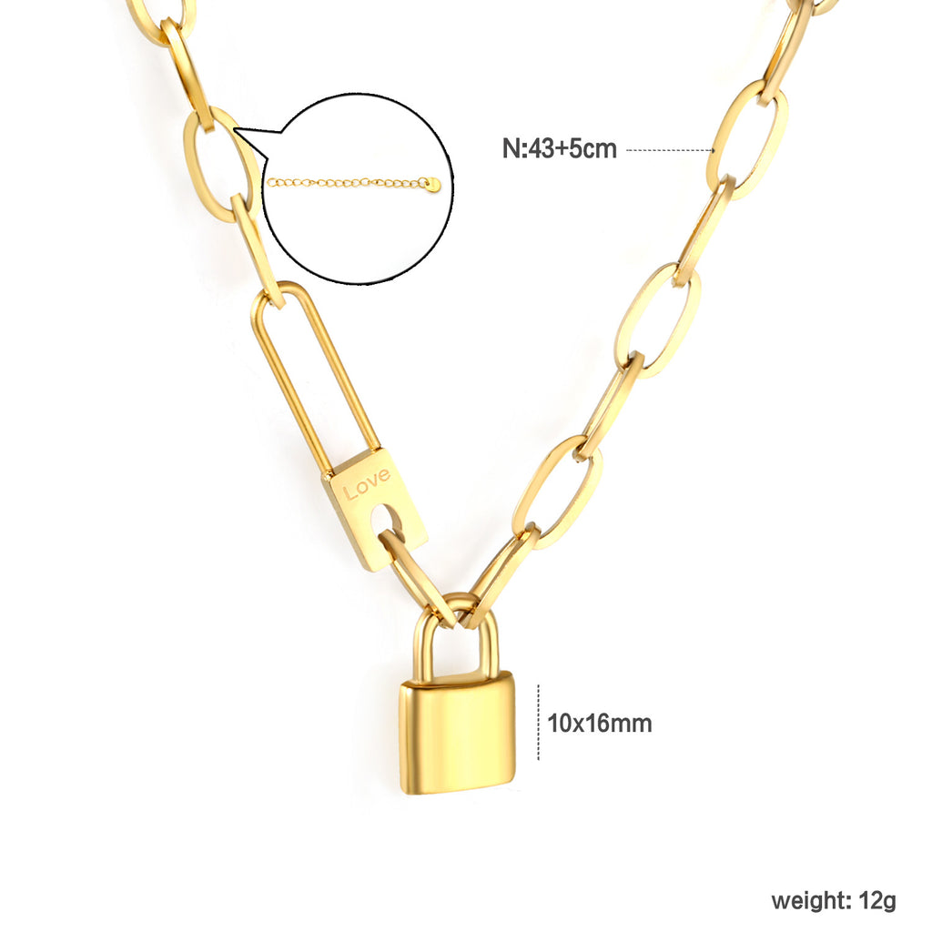 Damen Kette mit modernem Verschluss und liebevollem Anhänger Shop Nory