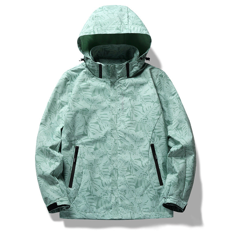 Herren Atmungsaktive Wind- und Wasserabweisende Outdoor-Jacke Shop Nory