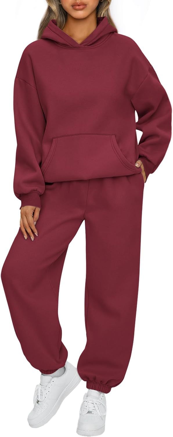 Damen nan gemütliches Oversize Hoodie und Jogginghose Set aus weicher Baumwollmischung Shop Nory