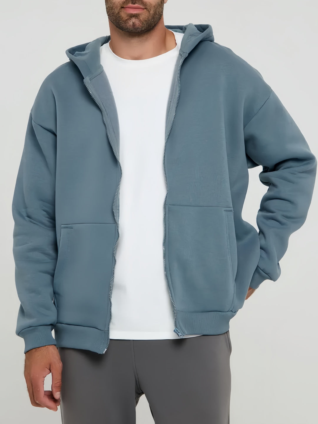 Herren Bequeme Kapuzenjacke