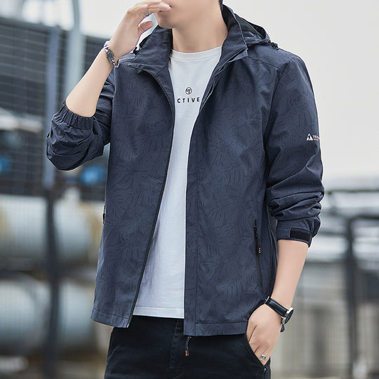 Herren Sportliche Übergangsjacke mit praktischem Kapuzendesign Shop Nory