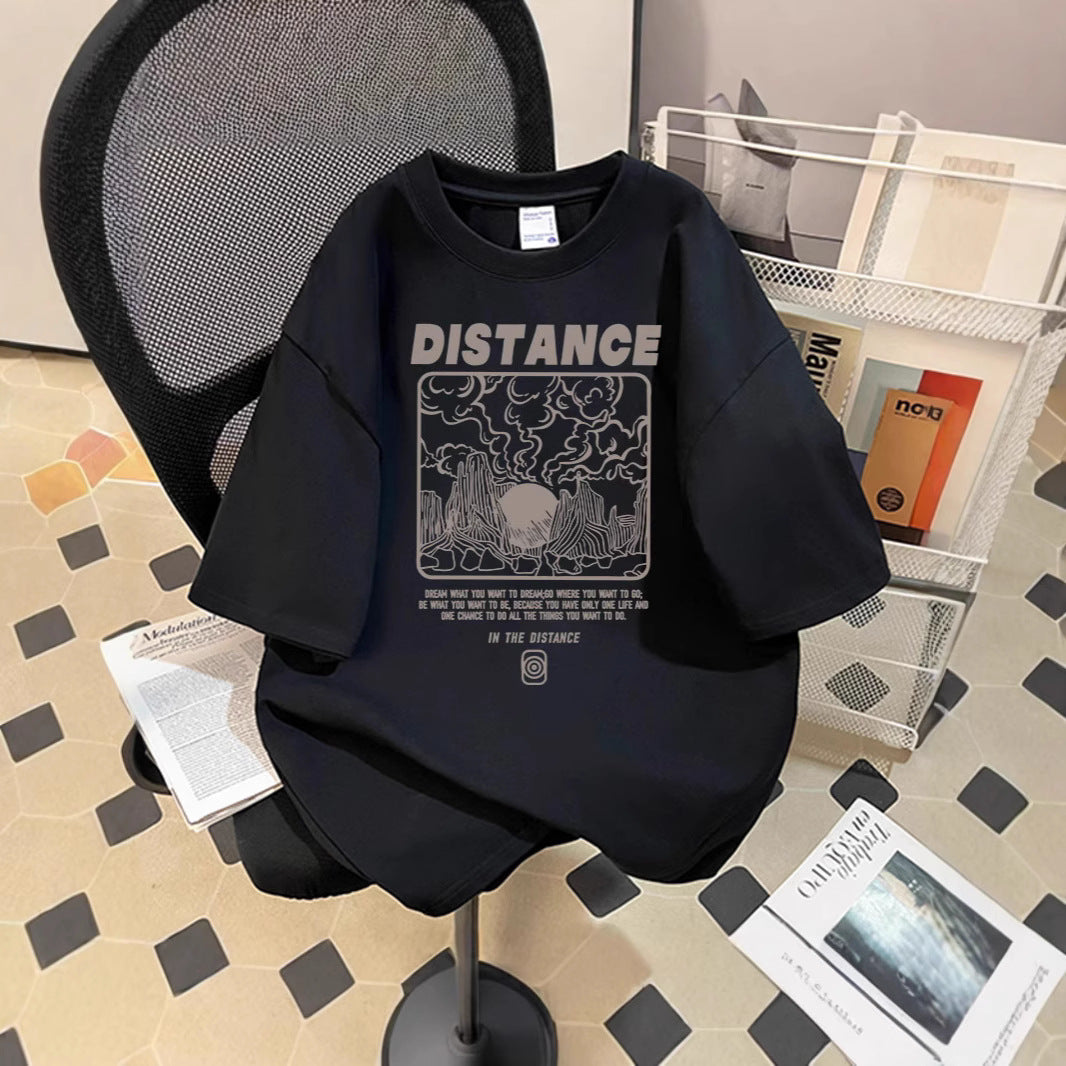 Damen Oversized T-Shirt mit kreativem Grafikdruck Shop Nory