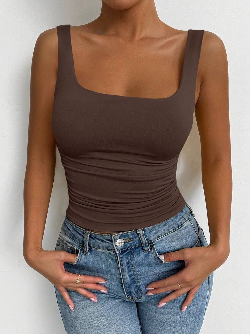 Damen Figurbetontes Top