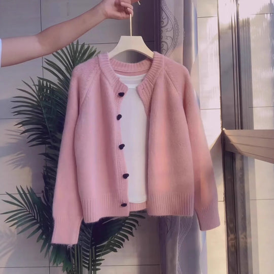 Damen Kuschelige Strickjacke Shop Nory