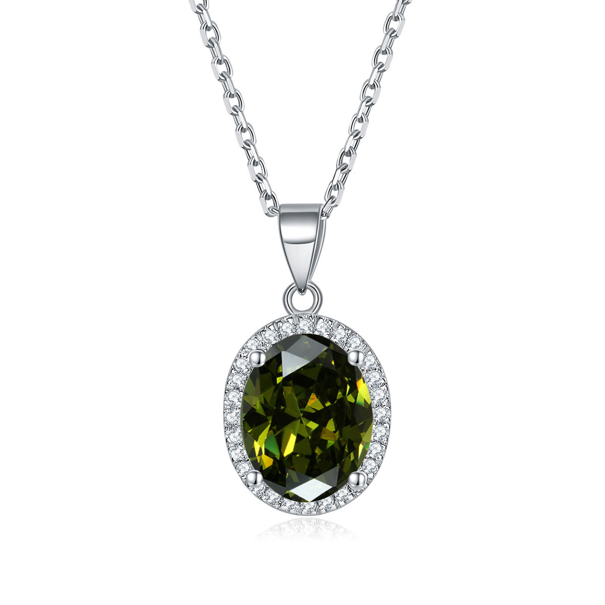 Damen eleganter Anhänger mit blauem Kristall Shop Nory