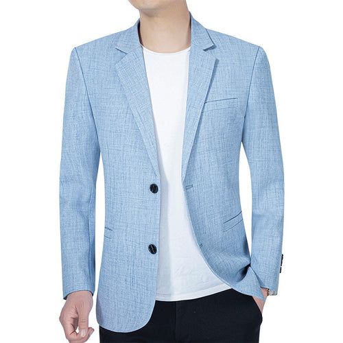 Herren Leichtes Slim-Fit Sakko aus LeinenmischgewShop Norye mit Halbfütterung Shop Nory