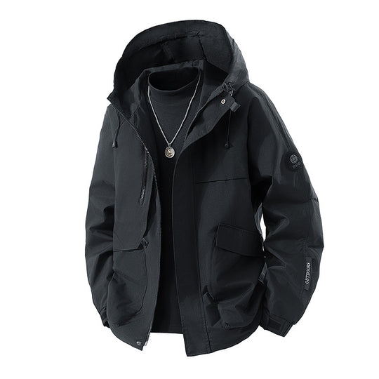 Herren Hochwertige Funktionsjacke mit Kapuze Shop Nory