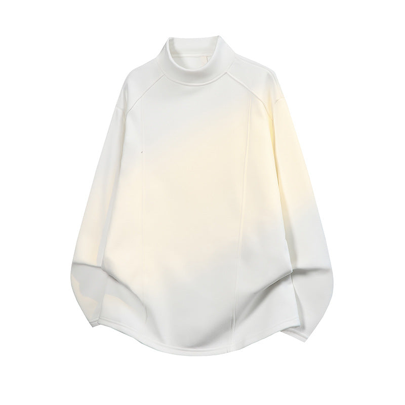 Herren Oversize Stehkragen-Sweatshirt mit Raglanärmeln und dezentem Farbverlauf Shop Nory