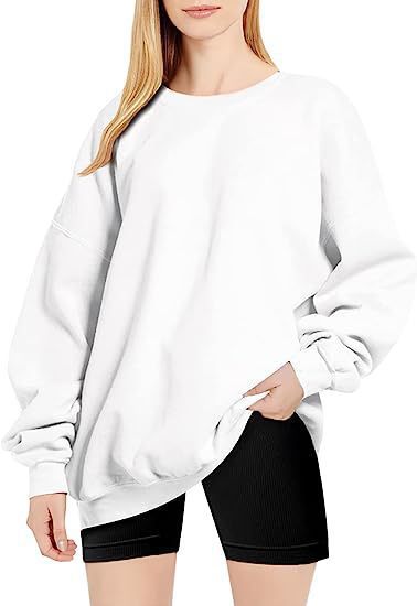 Damen nan Oversize-Sweater mit tiefem Schulterfall und gerippten Bündchen Shop Nory
