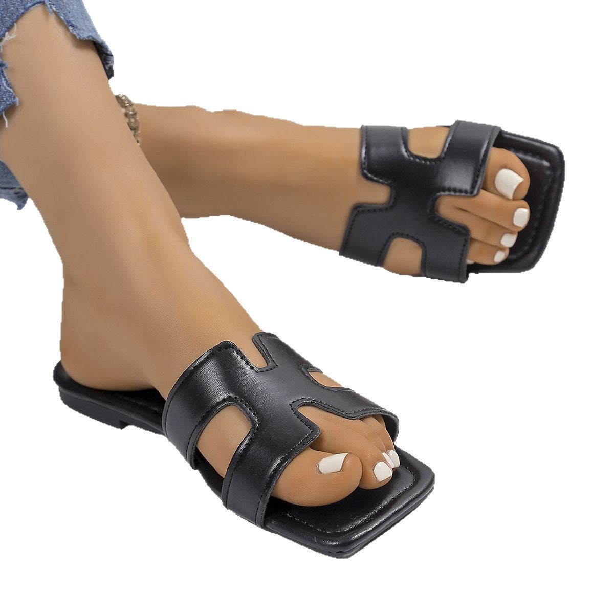 Damen Sandalen mit geschmackvollem Design und komfortablem Absatz
