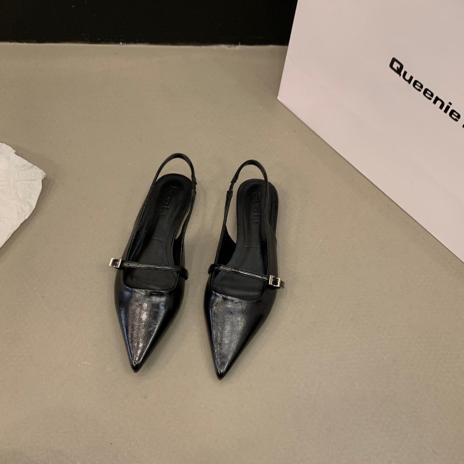 Damen Slingback Pumps mit eleganten Spitzen und zarten Riemchen