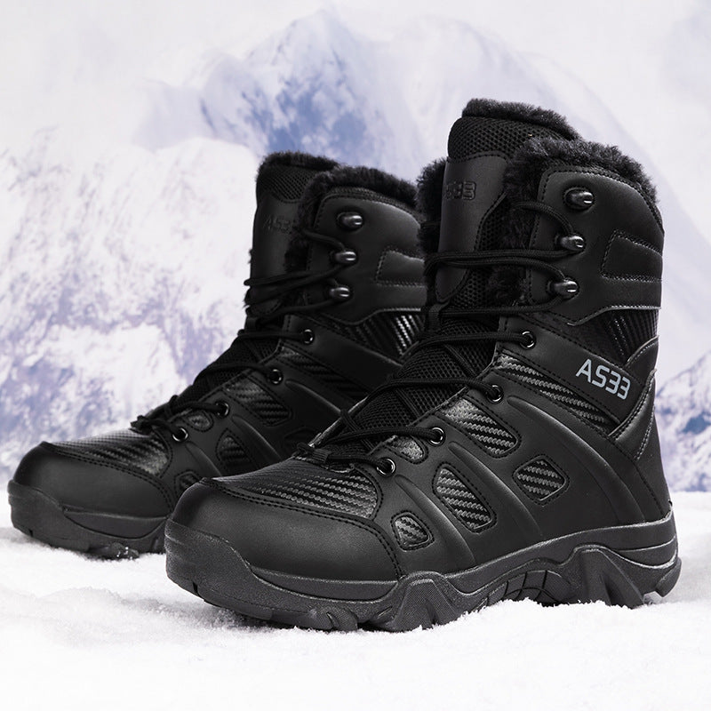 Herren Winterstiefel mit isolierender Innensohle und wasserdichtem Obermaterial