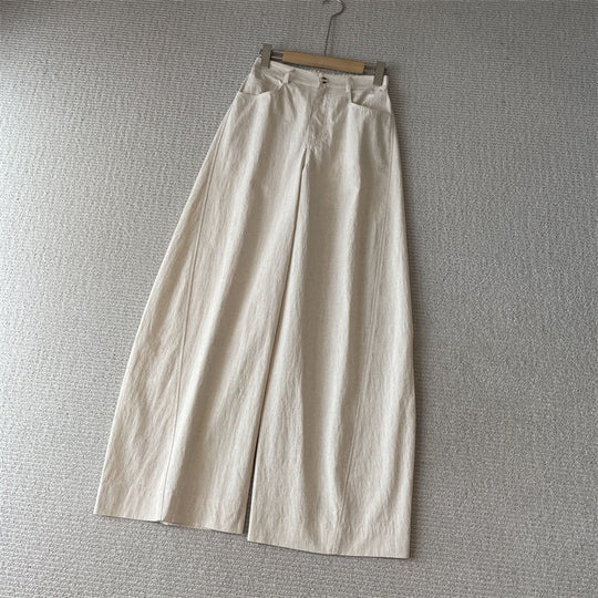 Damen Weite Leinenhose Shop Nory 1789268742
