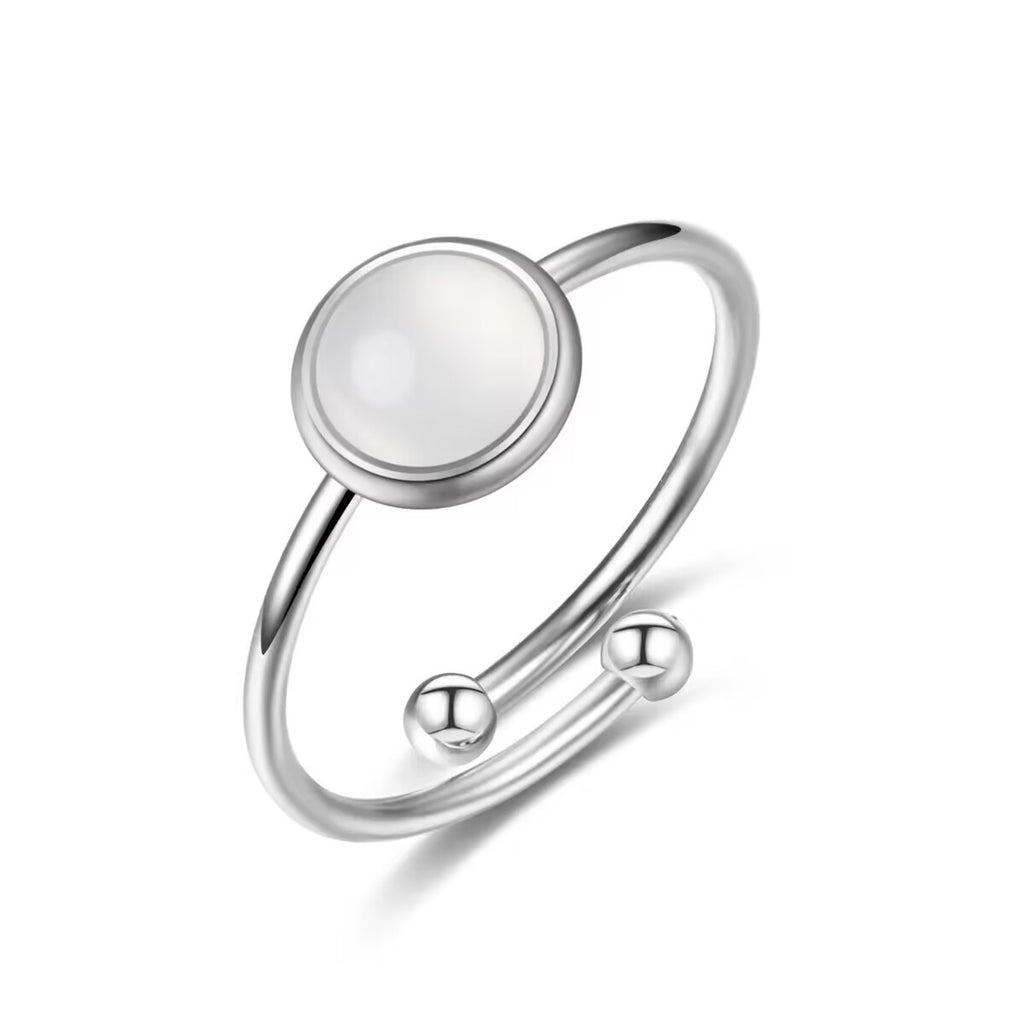 Damen Offener Ring mit elegantem Perlendesign Shop Nory