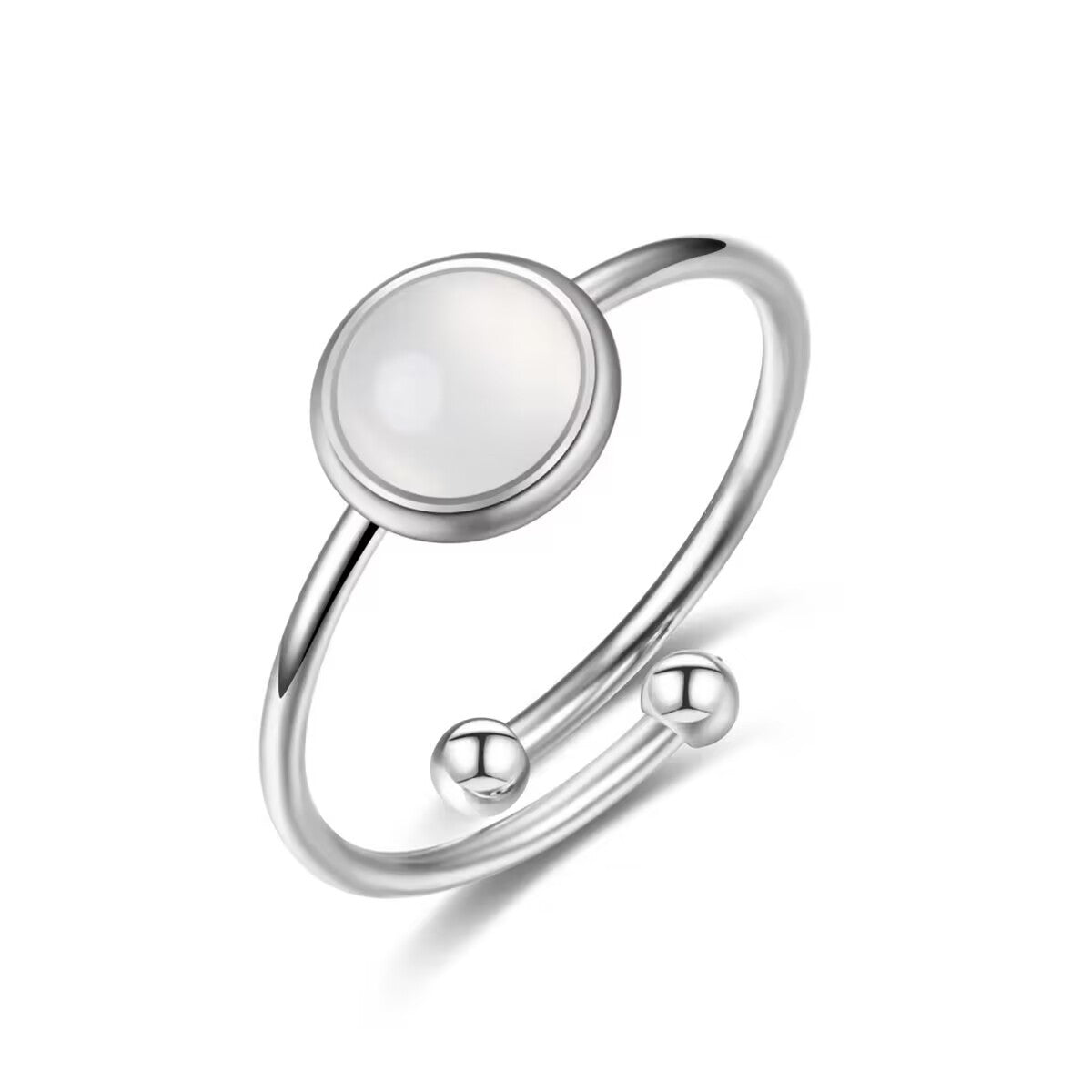 Damen Offener Ring mit elegantem Perlendesign Shop Nory