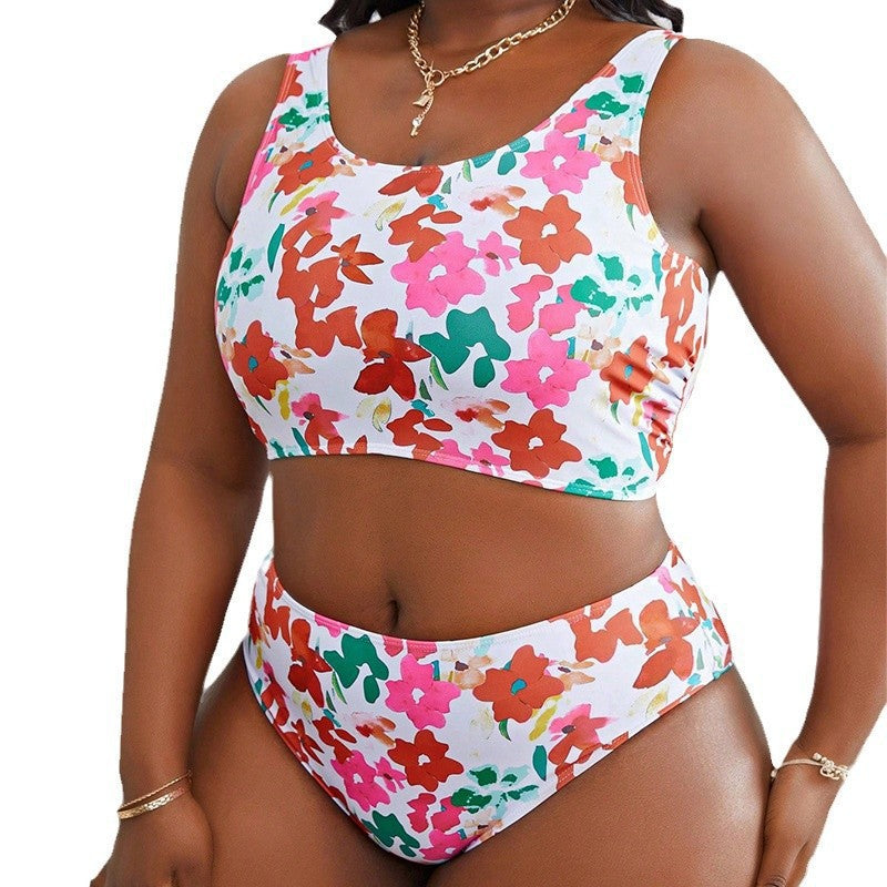 Damen Modische Bikini-Set mit sportlichem Oberteil