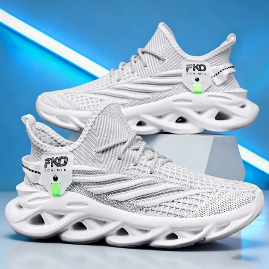 Herren nan leichter Strick-Sneaker mit nahtlosem Sockenschaft, atmungsaktivem Mesh-Obermaterial und innovativer hohlgeformter EVA-Dämpfung Shop Nory