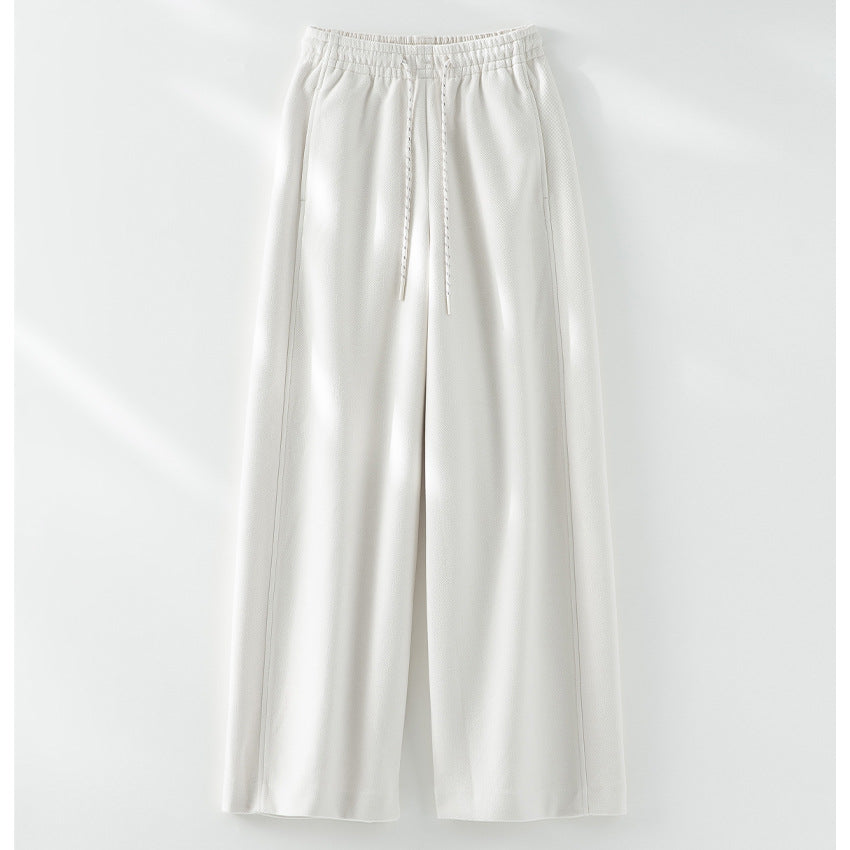 Damen Weite Komfort-Strickhose mit Gummibund und Tunnelzug Shop Nory