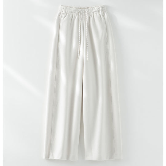 Damen Weite Komfort-Strickhose mit Gummibund und Tunnelzug Shop Nory