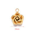 Damen Anhänger in Blumenform aus hochwertigem Metall Shop Nory