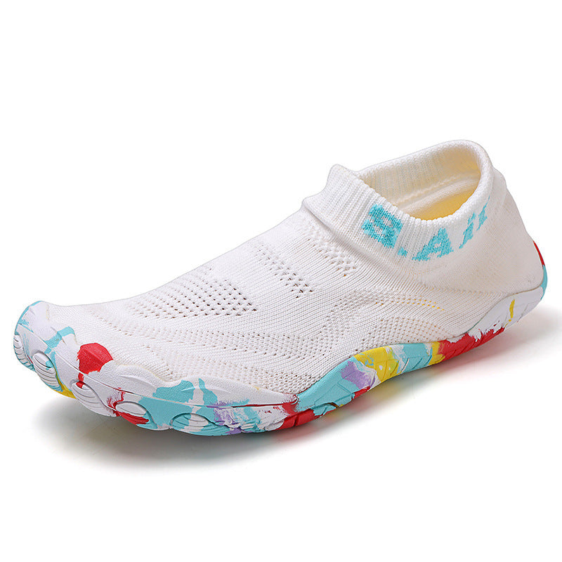 Unisex nan ultraflexibler Strick-Sockenschuh mit anatomischer Mehrzonen-Gummisohle und schnelltrocknender Konstruktion