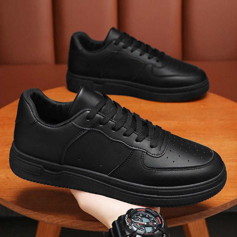 Damen Sportliche Sneakers mit robustem Lederobermaterial und dämpfender Sohle