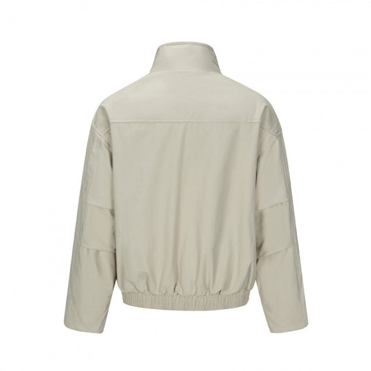 Herren Asymmetrische Kurzjacke mit Stehkragen, gesteppter Frontblende und elastischem Saum Shop Nory