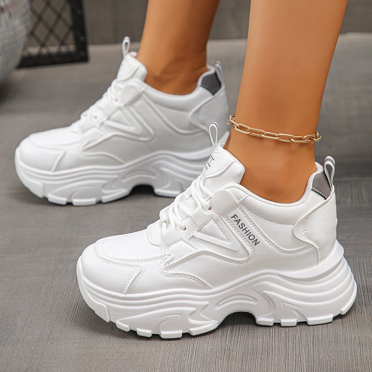 Damen Sneaker mit sportlichem Design und dämpfender Sohle