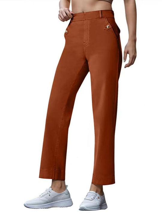 Damen weite Baumwollhose