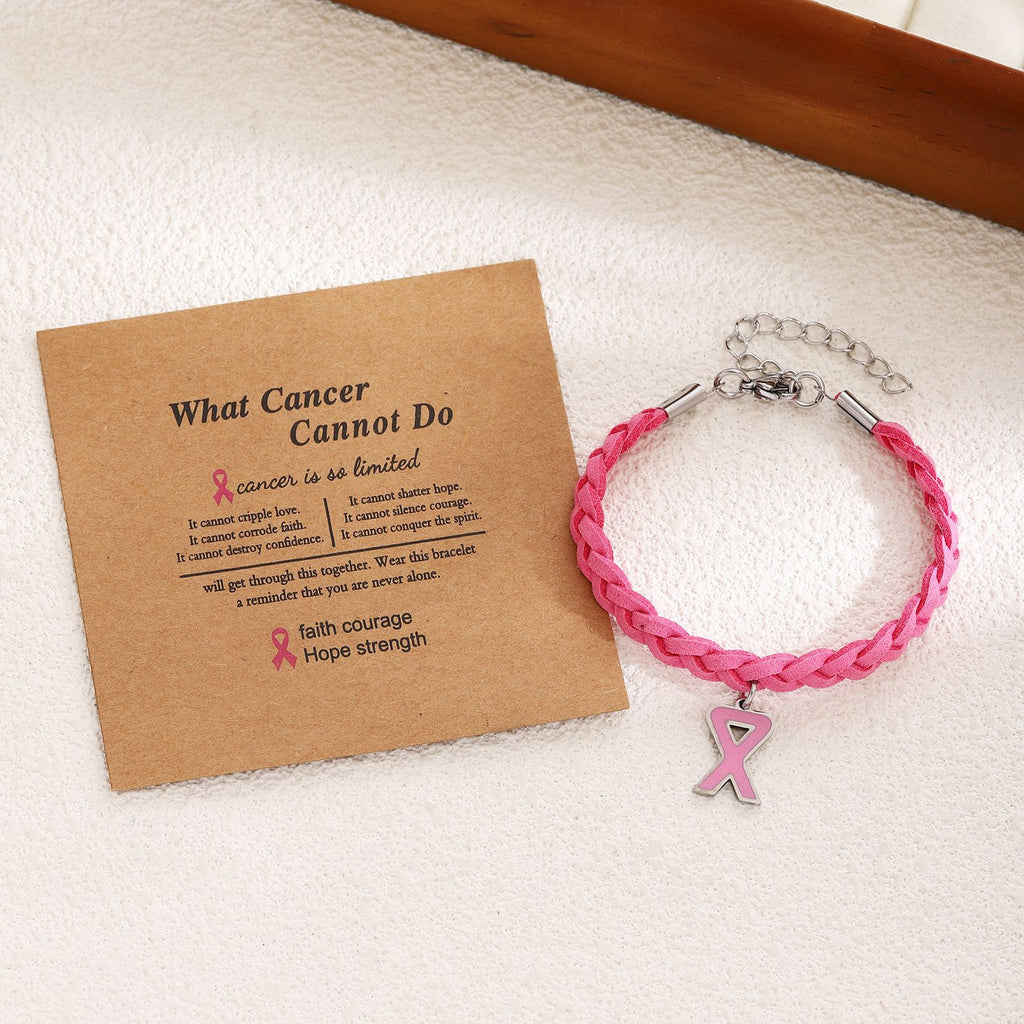 Damenarmband mit geflochtenem Design und symbolischem Anhänger Shop Nory
