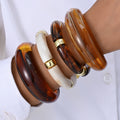 Damen Armreifen Set aus hochwertigem Acryl Shop Nory