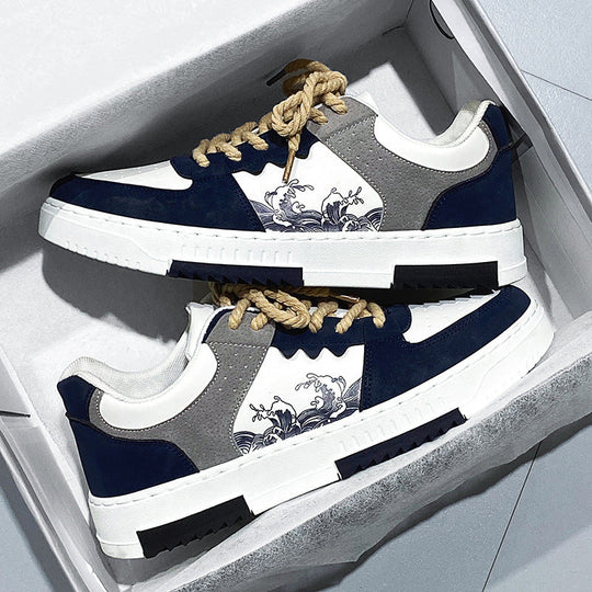 Herren modische Sneaker mit einzigartigem Design und rutschfester Sohle