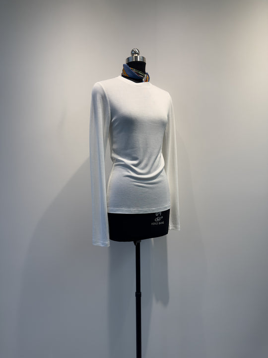 Damen Leichte Langarm Enganliegendes Oberteil Shop Nory