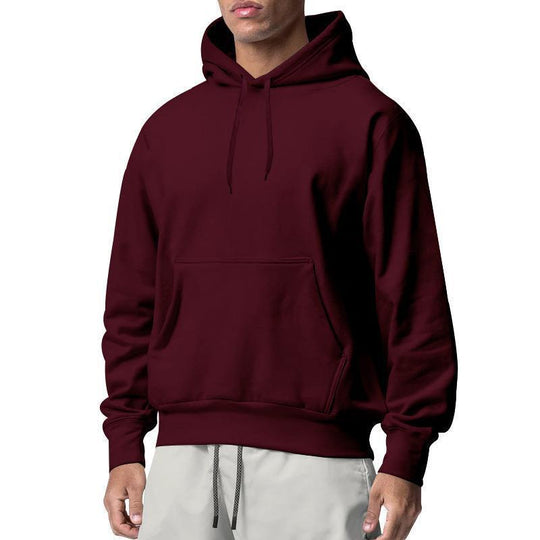 Herren nan Premium-Kapuzenpullover mit Kängurutasche, innen angerautem Fleece, verstärkter Nackennaht und geripptem Saum Shop Nory