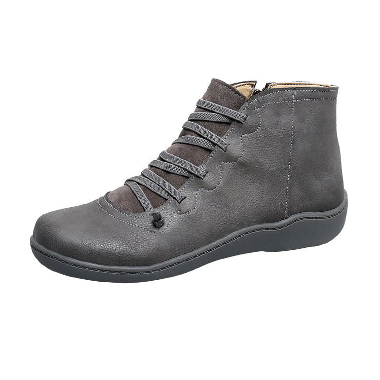 Damen Komfort-Ankleboot mit elastischer Schnürung und ergonomischer Komfortsohle Shop Nory