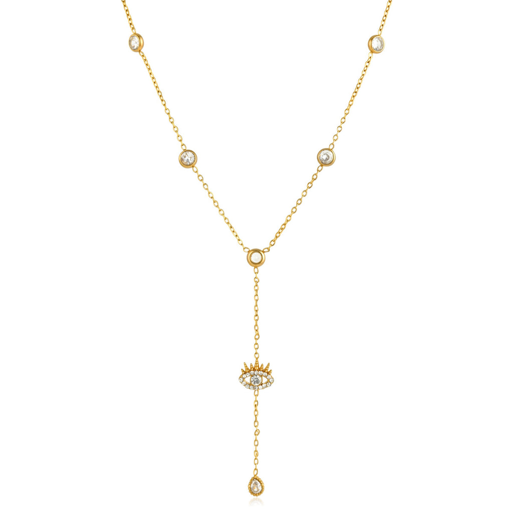 Damen Halskette mit feinen Zirkonia-Motiven und hypoallergenen Eigenschaften Shop Nory