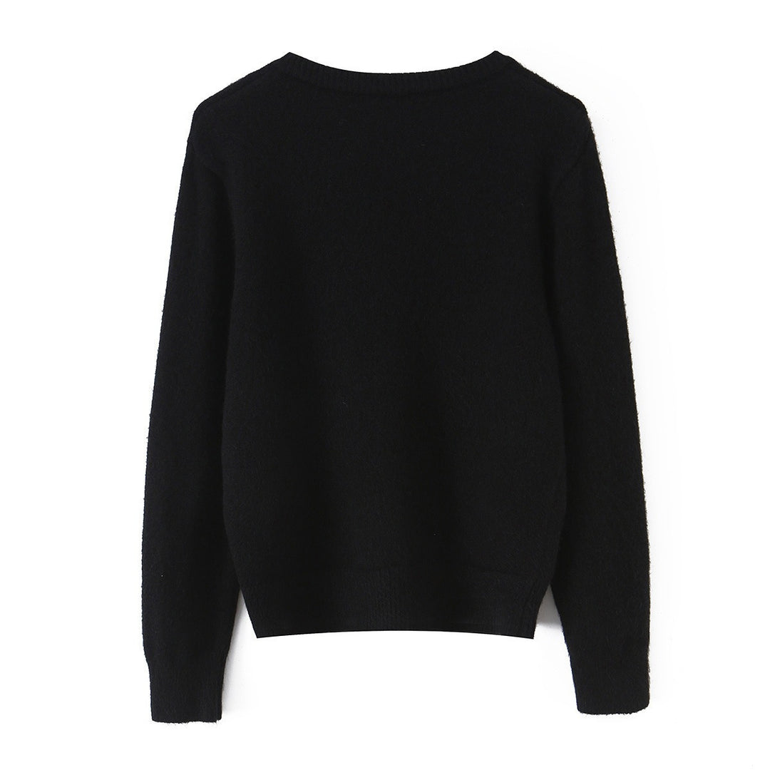 Damen Feinstrick-Cardigan mit Rundhalsausschnitt, durchgehender Knopfleiste und geripptem Saum Shop Nory
