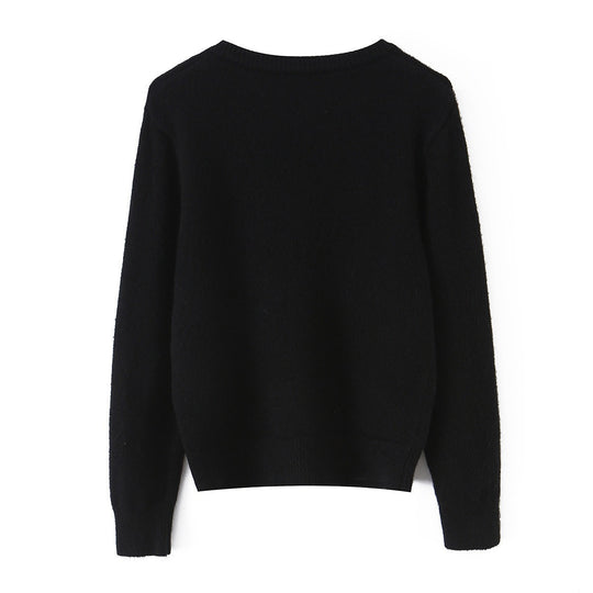 Damen Feinstrick-Cardigan mit Rundhalsausschnitt, durchgehender Knopfleiste und geripptem Saum Shop Nory