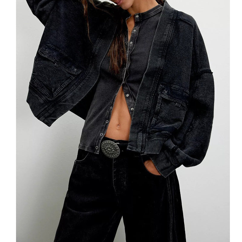 Damen Verspielt Elegante Kurzarm Bluse