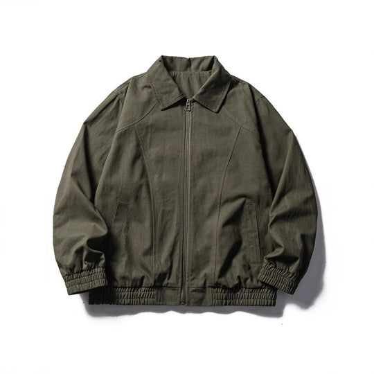 Herren Boxy-Fieldjacke im Utility-Look mit Stehkragen, durchgehendem Reißverschluss und elastischem Saum Shop Nory