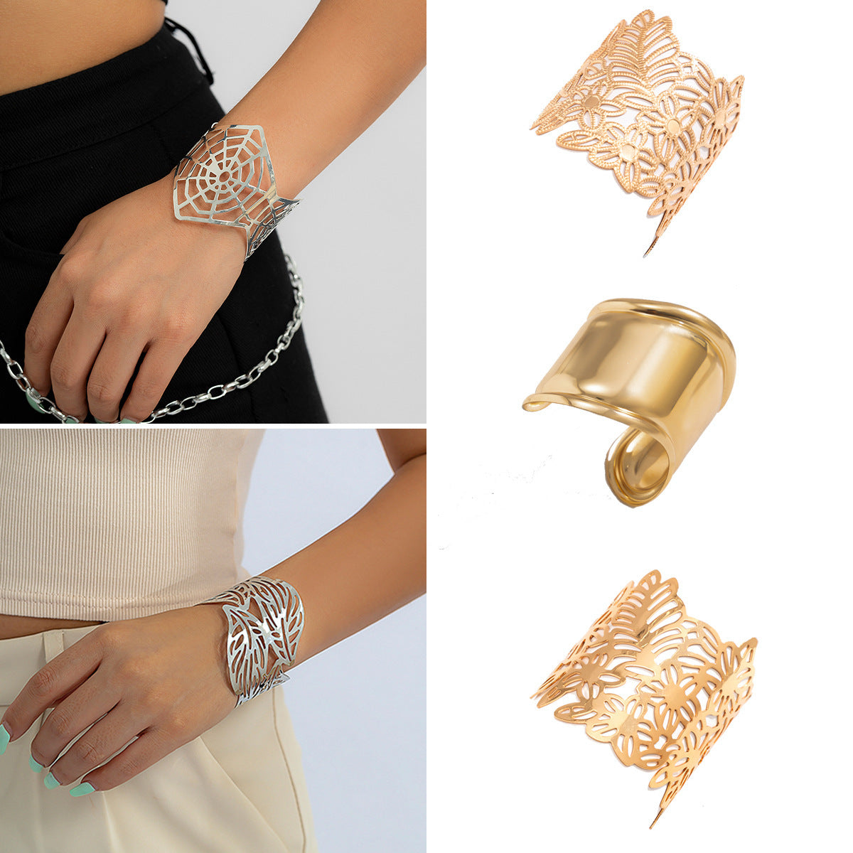 Damen elegantes und modernes Armkettchen Shop Nory