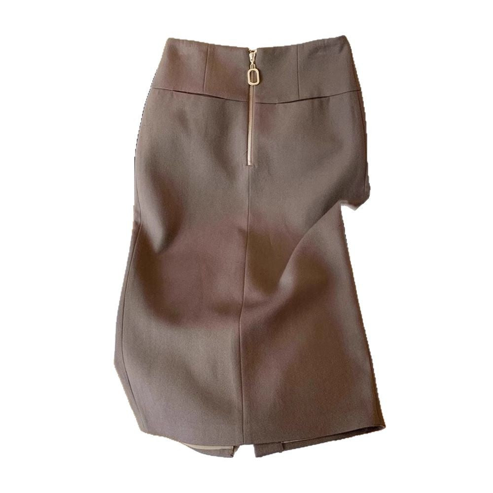 Damen Eleganter Bleistiftrock mit Reißverschluss Shop Nory